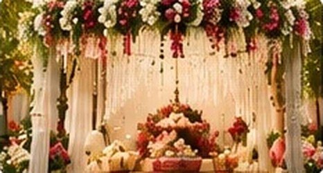 Wedding floral decoration